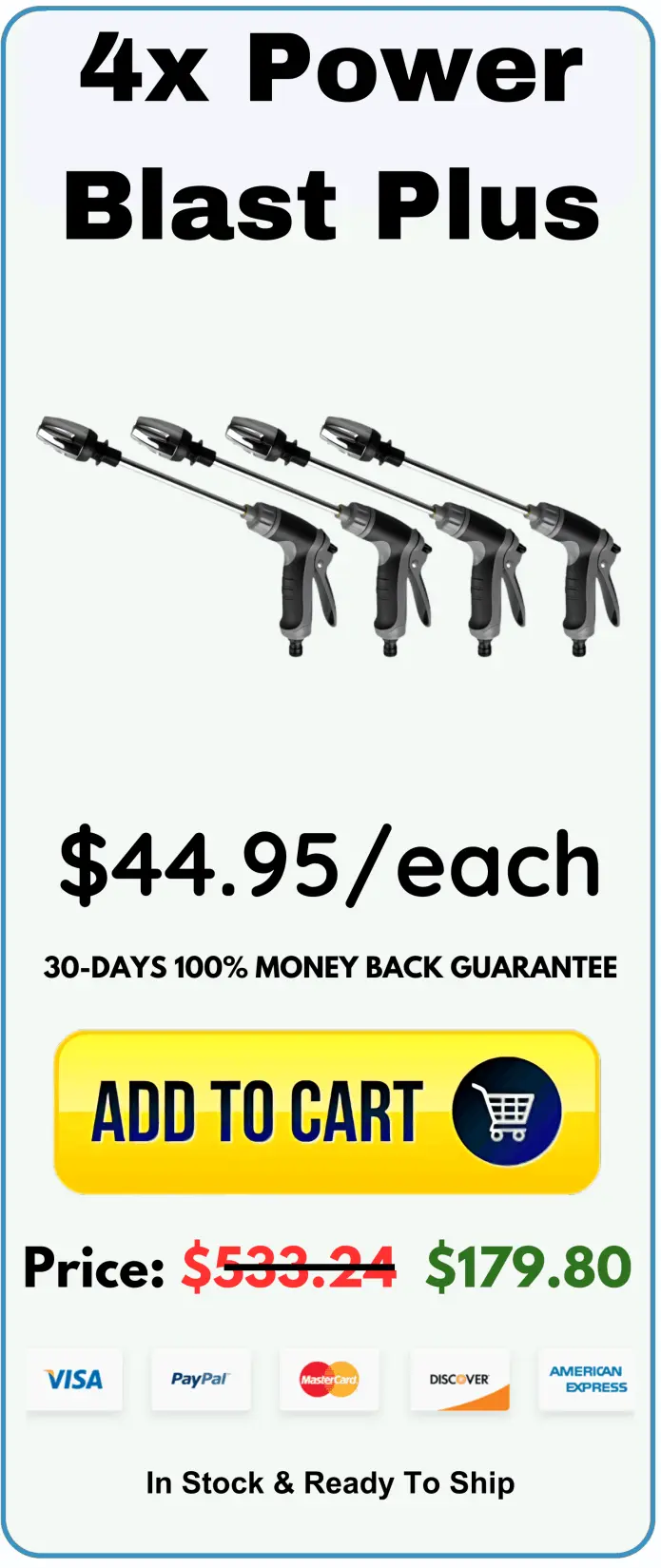 Power Blast Plus offer package price 